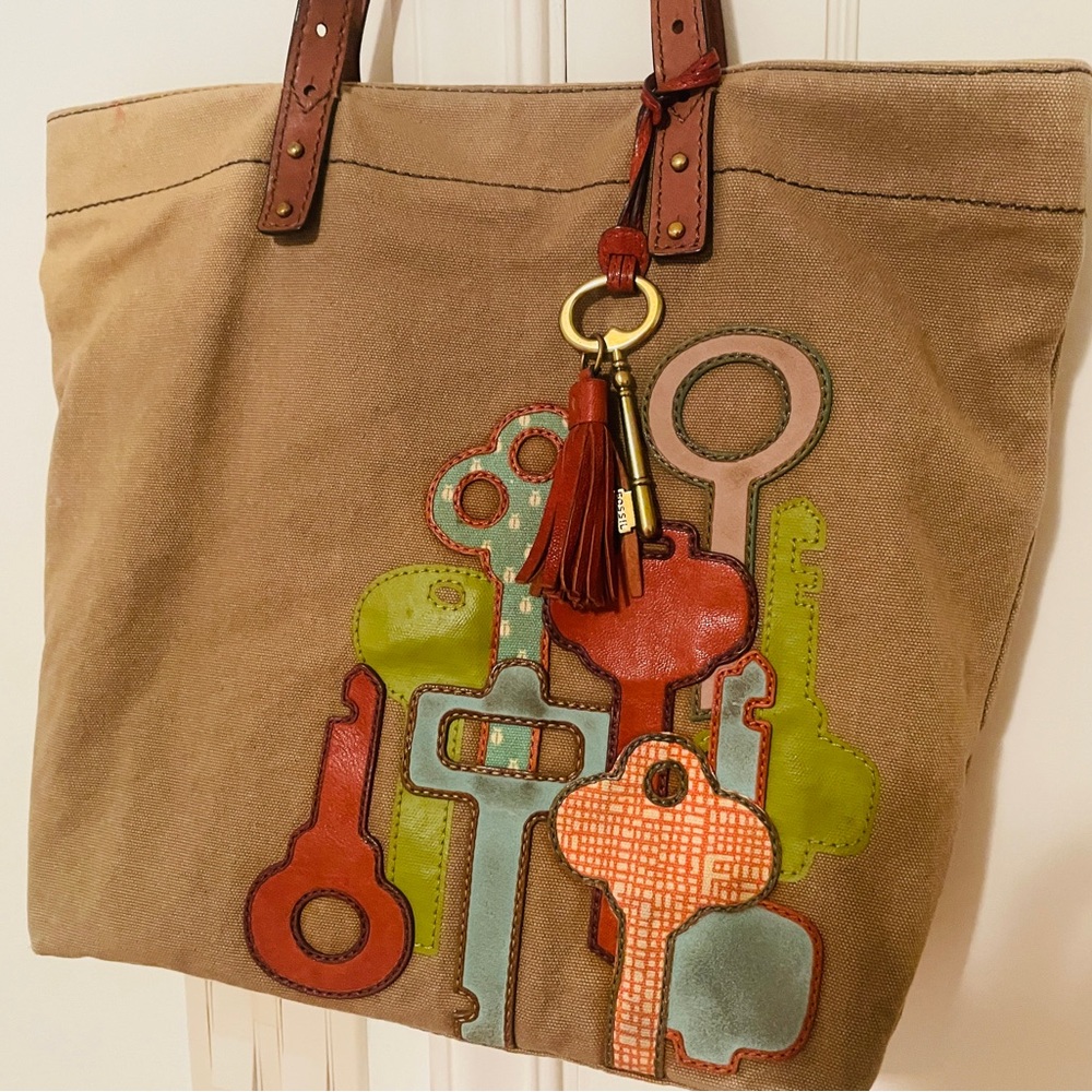 Fossil Canvas Tote
